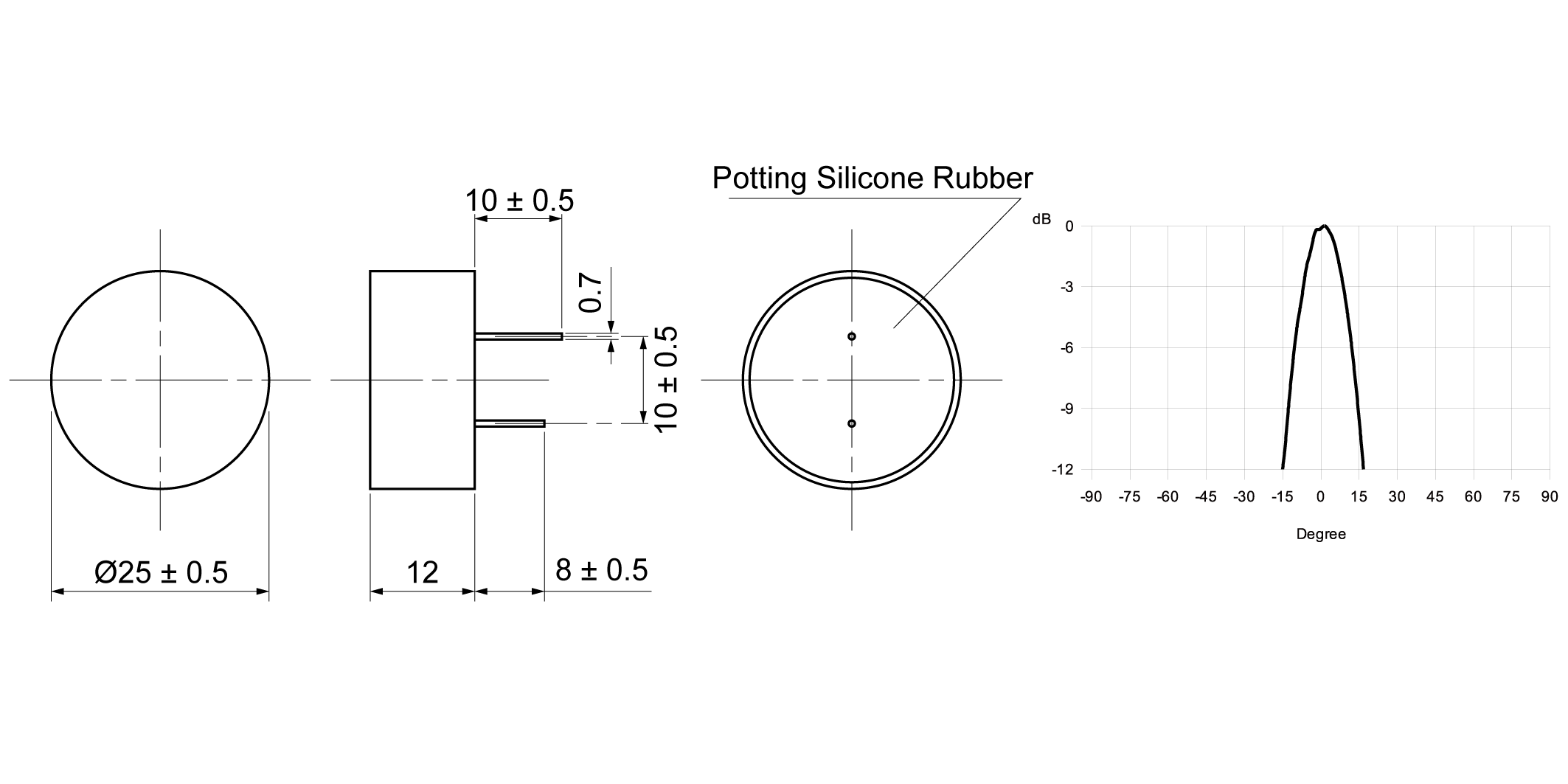 UC25-TR40ASP Mechanical Drawing